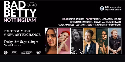 Bad Betty Live, 18th September