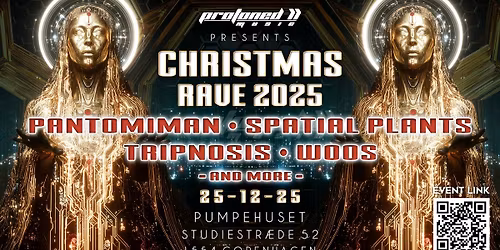 CHRISTMAS RAVE 25 l PANTOMIMAN l SPATIAL PLANTS LIVE 1st time in DK