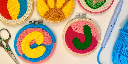 Modern Punchneedle: Colouring with Yarn with Caroline Colam 