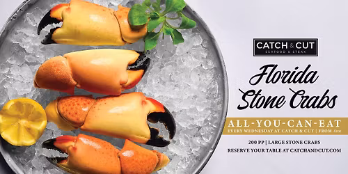 ALL-YOU-CAN-EAT Stone Crab Wednesdays