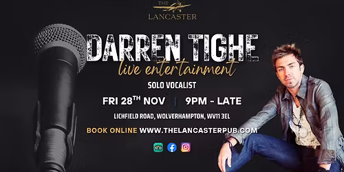 Live Singer - Darren Tighe