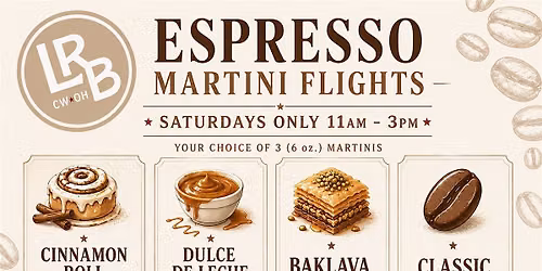 \u2615 NEW! Espresso Martini Flights \u2615