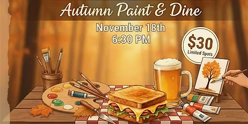 Autumn paint and dine