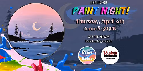 Paint Night At Ricky's All Day Grill, Parksville