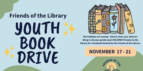 Friends of the Library Youth Book Drive