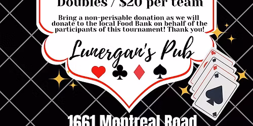 Cribbage Tournament at Lunergan's