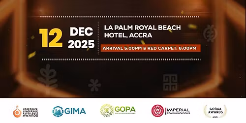 Ghana Outstanding Personality Awards (GOPA), 2025.