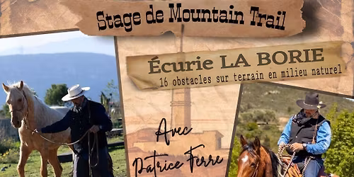 Stage Mountain Trail avec Patrice Ferre