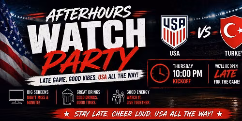 USA vs TURKEY Watch Party!