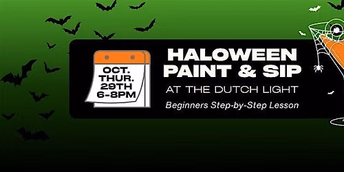 Halloween Paint & Sip at The Dutch Light (Instructor Led)