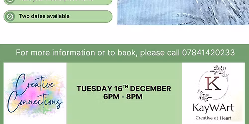 'Snow Scene' with KayWArt - Acrylic Painting Workshop