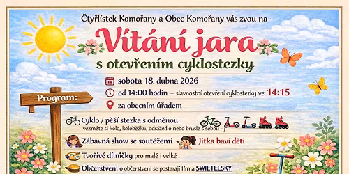 V\u00edt\u00e1n\u00ed jara s otev\u0159en\u00edm cyklostezky\ud83d\udeb2\ud83d\udef4\ud83c\udf7a\ud83c\udf1e