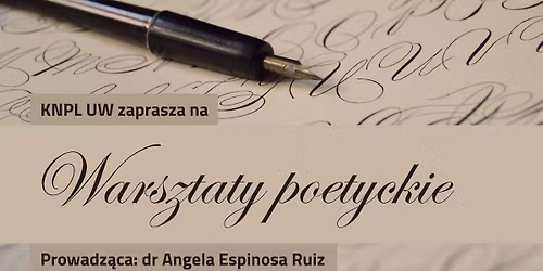 WARSZTATY T\u0141UMACZENIA POEZJI z j. angielskiego na j. polski