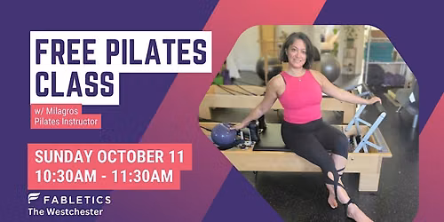 FREE PILATES CLASS w\/ Milagros!