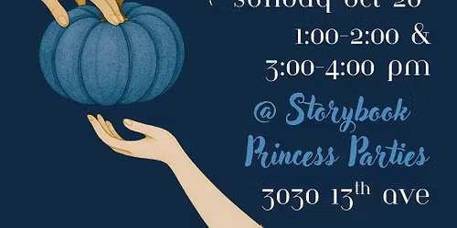 Pumpkin Decorating with Cinderella & The Fairy Godmother