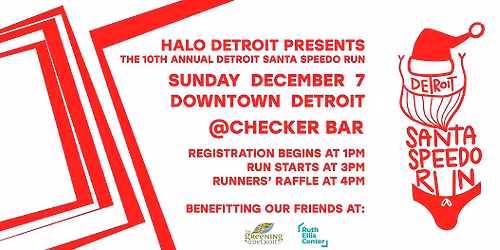 Detroit Santa Speedo Run