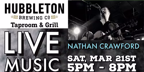 Live Music - Nathan Crawford!