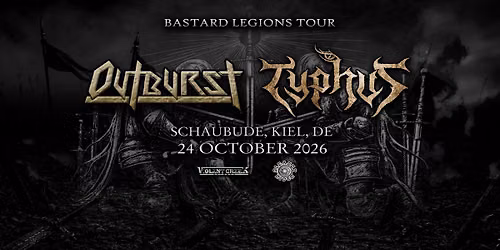 OUTBURST Support: TYPHUS | Heavy \/ Thrash metal | Schaubude im Hinterhof