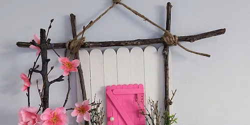 Fairy Door Wall Art Workshop Mixed Media Nature Craft