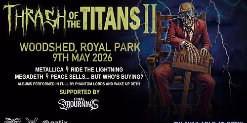 THRASH OF THE TITANS II - RIDE THE LIGHTNING & PEACE SELLS... BUT WHO'S BUYING in FULL