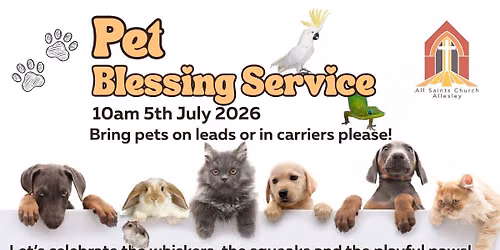Pet Blessing Service