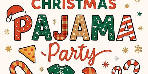 Christmas pajama pizza \ud83c\udf55party