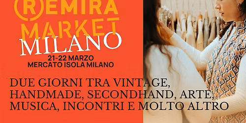 Vintage market al Mercato ISOLA Milano 21-22 marzo