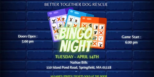 BINGO NIGHT- BENEFIT FOR GERRY