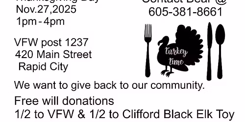 Community Thanksgiving dinner