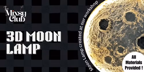 3D Moon Lamp - The Mixsy Club