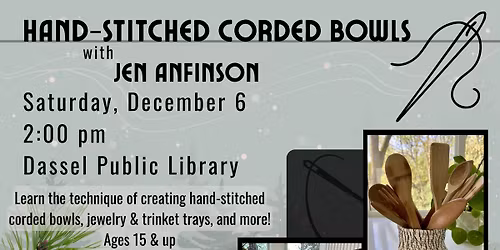 Hand-Stitched Corded Bowls