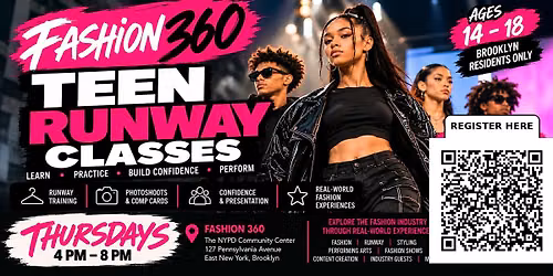 Teen Modeling Classes (free program)