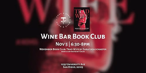 Wine Bar Book Club - November