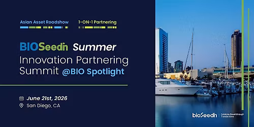 BIOSeedin Summer Partnering Innovation Summit 2026