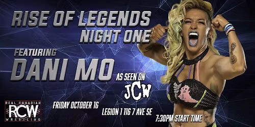 RCW RISE OF LEGENDS NIGHT 1
