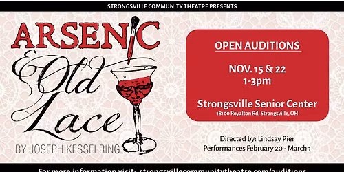 AUDITIONS - Arsenic & Old Lace