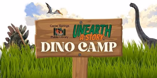 Dino Camp at Cedar Springs Public Library