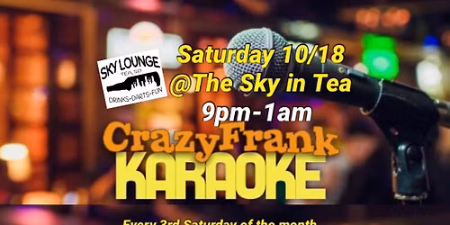 Sky Karaoke with Crazy Frank!
