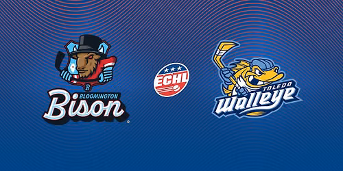 Toledo Walleye at Bloomington Bison at Grossinger Motors Arena
