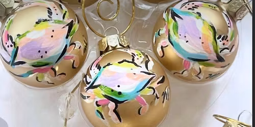 FRIDAY NIGHTS PAINT PARTY - Crab Ornaments