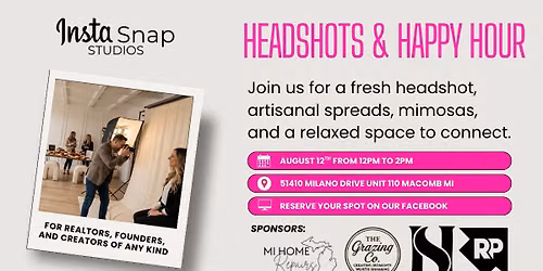 Headshots & Happy Hour