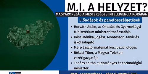 M.I. a helyzet? - Magyarorsz\u00e1g a mesters\u00e9ges intelligencia kor\u00e1ban