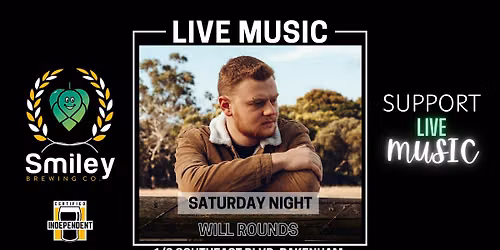 Will Rounds Live @ Smiley Brewing