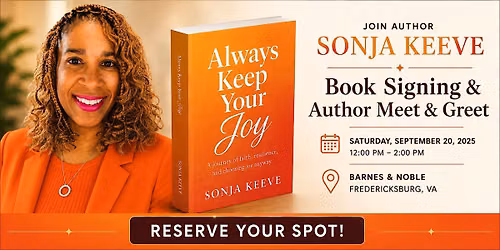 Always Keep Your Joy - Book Launch