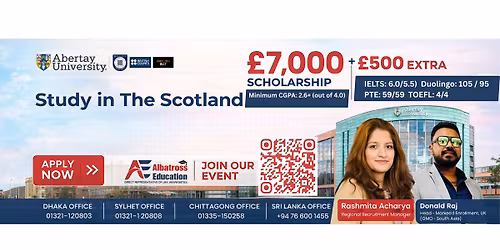 Meet the Representative of Abertay University X Albatross Education