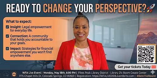 Work From Anywhere Opportunity LIVE: Colorado Springs