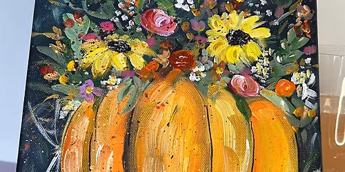 Pumpkins with Paint and Pinot