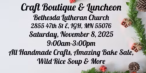  Craft Boutique & Luncheon