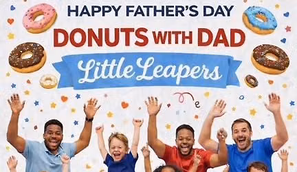 Dads with Donuts Little Leapers Party