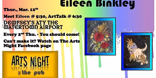 Arts Night @ the Pub welcomes Illustrator Eileen Binkley